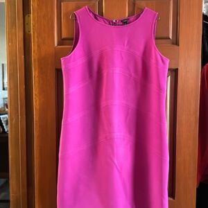 Ann Taylor Sleeveless Fuchsia dress size 12.
